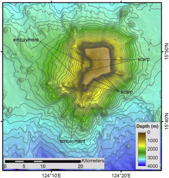 Size Apolaki Caldera