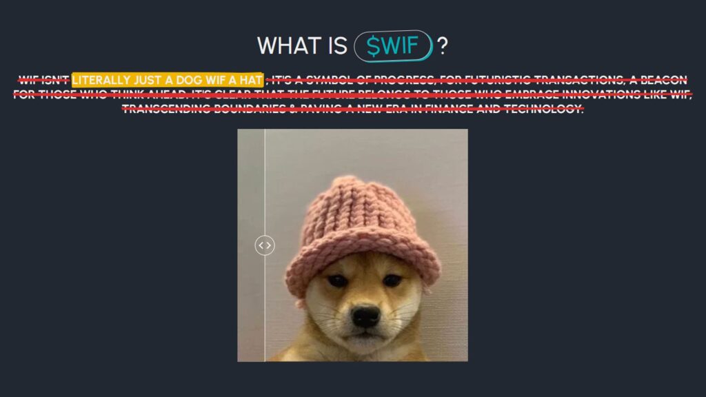 ¿Qué es la criptomoneda Dogwifhat WIF?