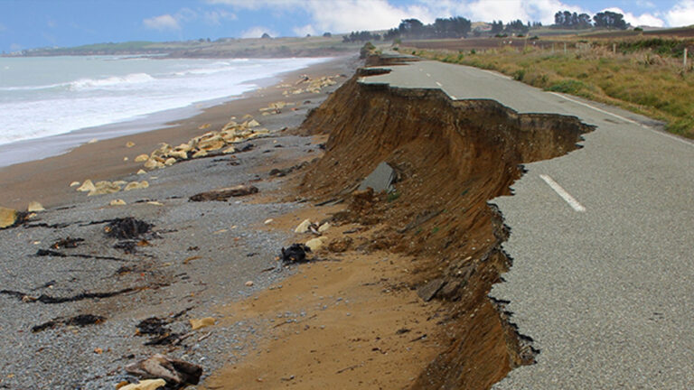 What is coastal erosion