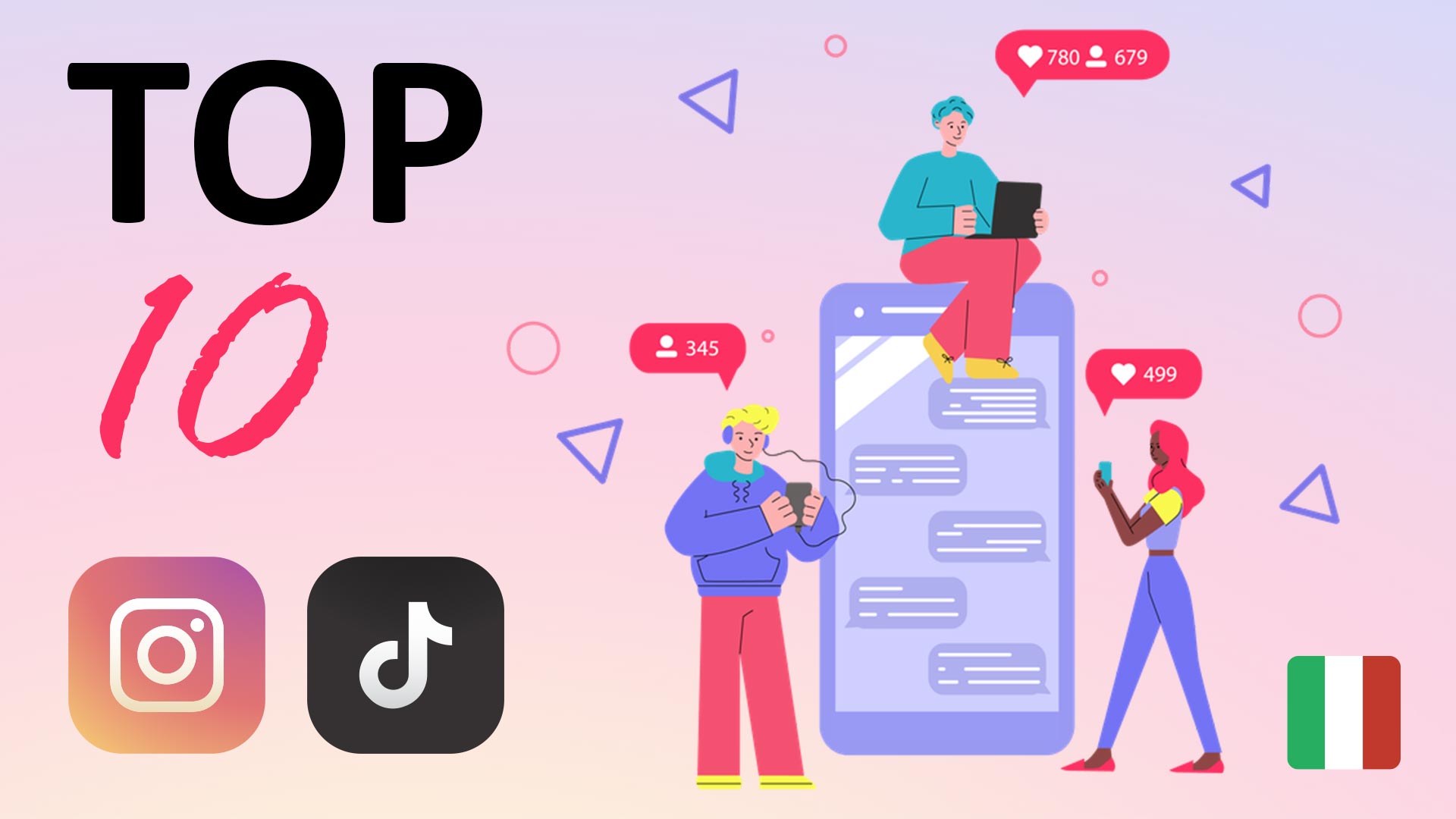 Volgers Instagram en Tiktok kopen - Beste website in Italië