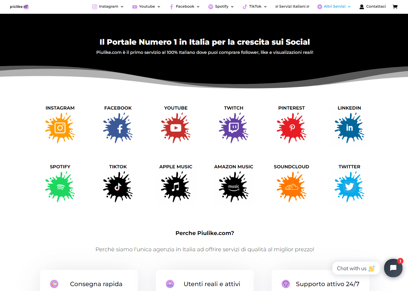 Página inicial de Piulike.com